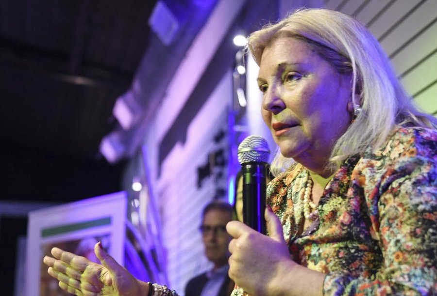 FOTO ARCHIVO CARRIO. Habl&oacute; del caso Nisman.