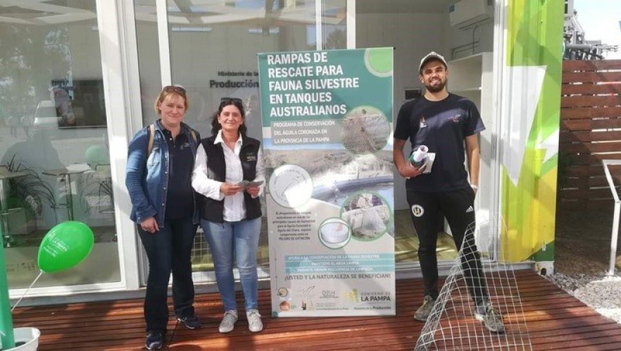 FOTO INTERNET CIENTIFICOS DEL CONICET. Junto a pares del Centro para el Estudio y Conservaci&oacute;n de las Aves Rapaces, capacitaron a m&aacute;s de 400 productores. FOTO ARCHIVO AGUILA DEL CHACO. Una especie en grave riesgo.