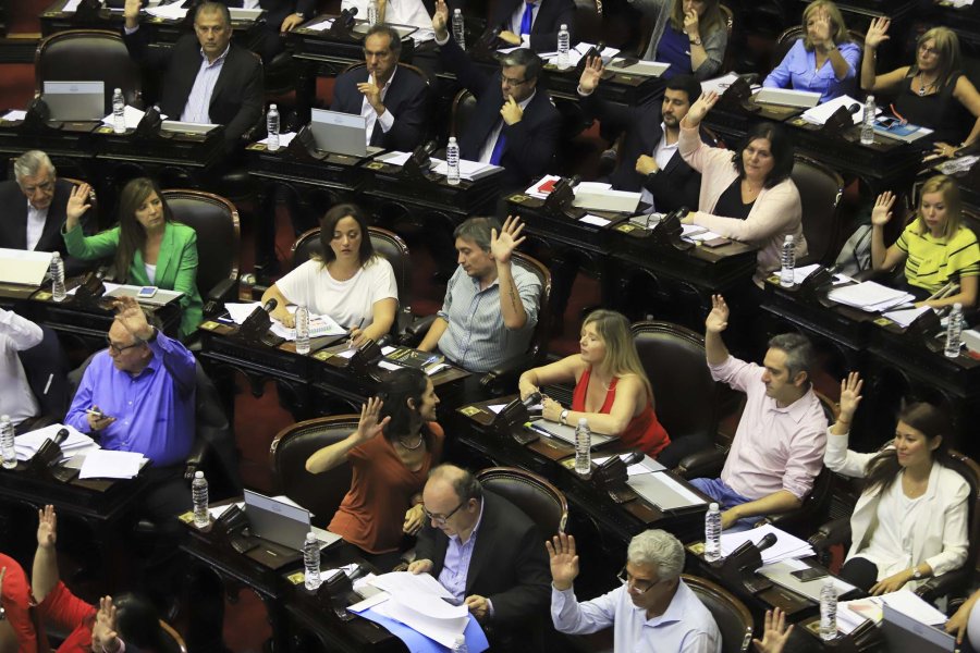 FOTO NA CONSENSO. Los diputados esta vez se pusieron de acuerdo en torno al proyecto.