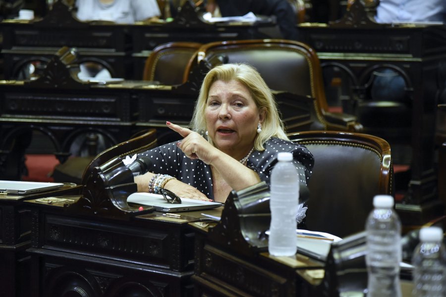 FOTO ARCHIVO NA CARRIO. Jug&oacute; fuerte contra Cristina.