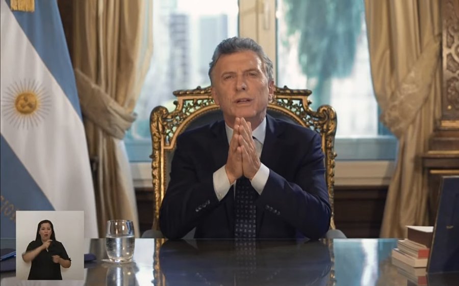 FOTO ARCHIVO NA MACRI. Tuvo una videoconferencia con el PRO.