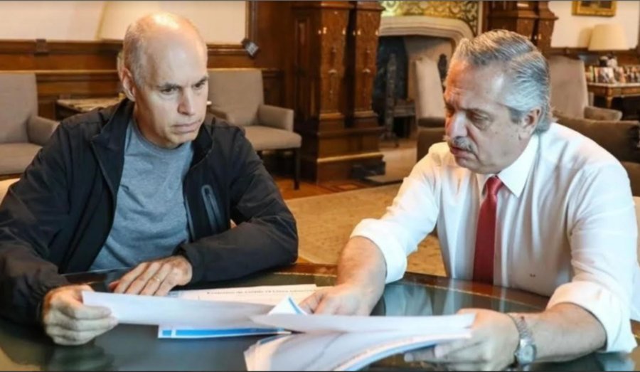 FOTO ARCHIVO VOLVERAN A REUNIRSE. Rodr&iacute;guez Larreta -al igual que Kicillof- ser&aacute; recibido por Fern&aacute;ndez en Olivos.