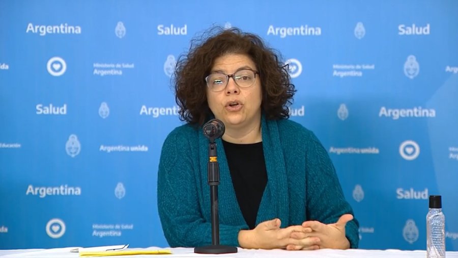 FOTO TWITTER CARLA VIZZOTTI. Secretaria de Acceso a la Salud de la Naci&oacute;n.