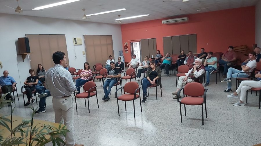 FOTO PRENSA COMUNA// PRESENTACION// Vista general del reciente encuentro.