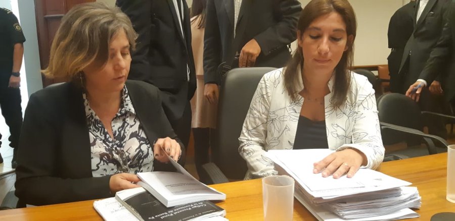 FOTO ARCHIVO FISCALES. Representaron al MPA Mar&iacute;a Laura Urquiza y Mariela Jim&eacute;nez.