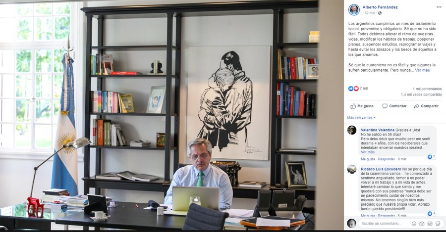 FOTO NA ALBERTO FERNANDEZ. "No tengo dudas que tendremos &eacute;xito", expres&oacute;.