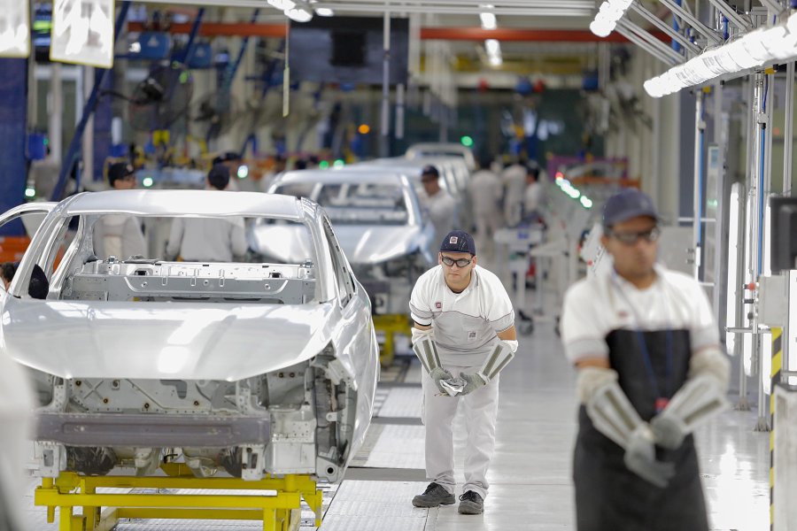 FOTO NA AUTOMOTRICES. Trabajaron apenas un cuarto de su capacidad productiva.