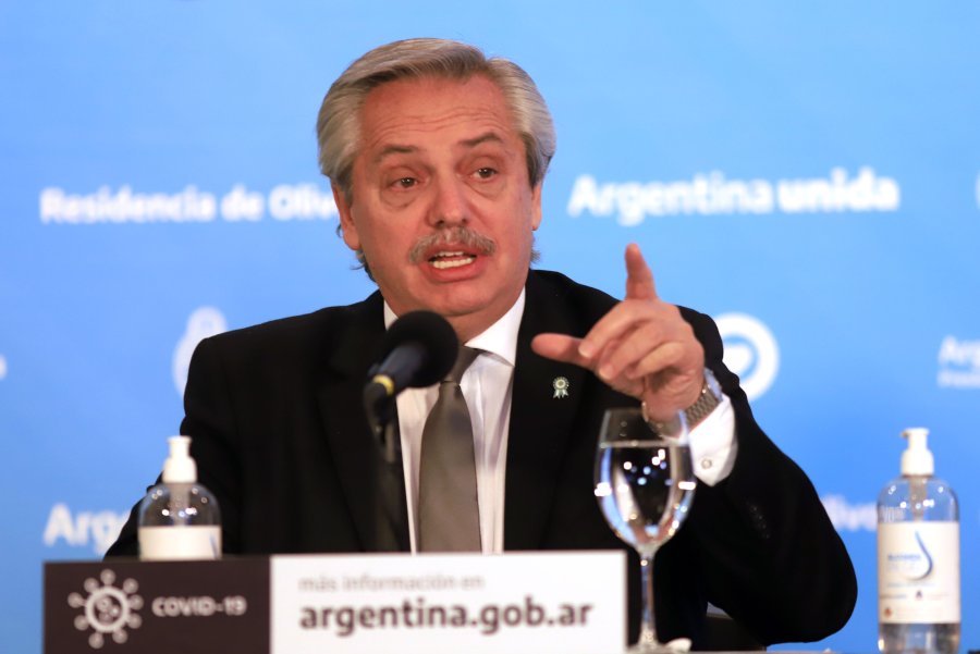 FOTO NA ANUNCIO. Fue realizado anoche por el presidente Alberto Fern&aacute;ndez.