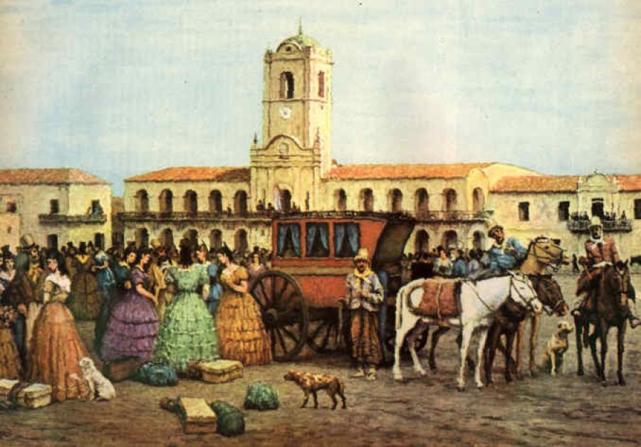 FOTO ARCHIVOS// EL CABILDO.- La imagen sólo es para la ocasión; no era así en 1810. la última restauración fue en 1940. JUAN JOSÉ CASTELLI.- Uno de los próceres con menos marketing.