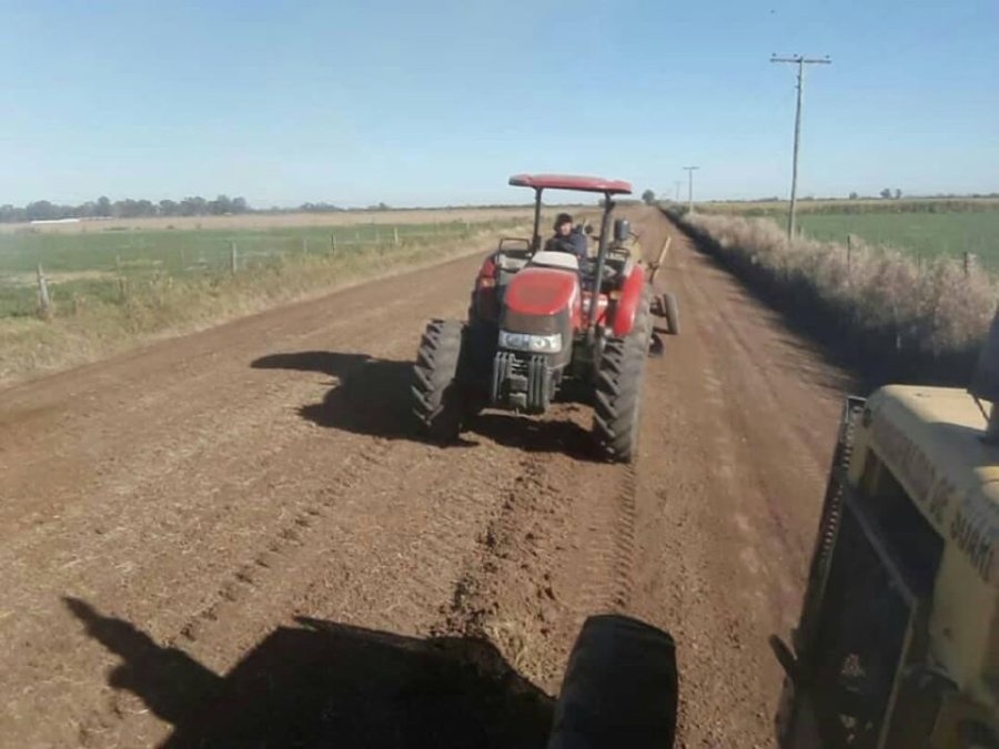 FOTO PRENSA MUNICIPALIDAD// CAMINOS RURALES// La tarea prosigue en la presente semana.
