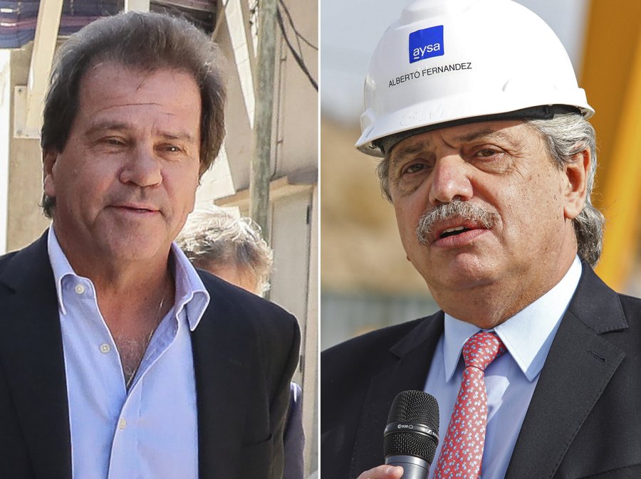 FOTO FIRMA MANO A MANO. Nardelli y Fern&aacute;ndez hoy se encontrar&aacute;n en la Rosada.