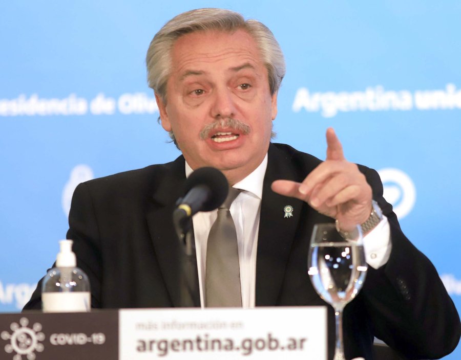 FOTO NA PRESIDENTE. Anunci&oacute; la extensi&oacute;n de la ayuda por parte del Estado.