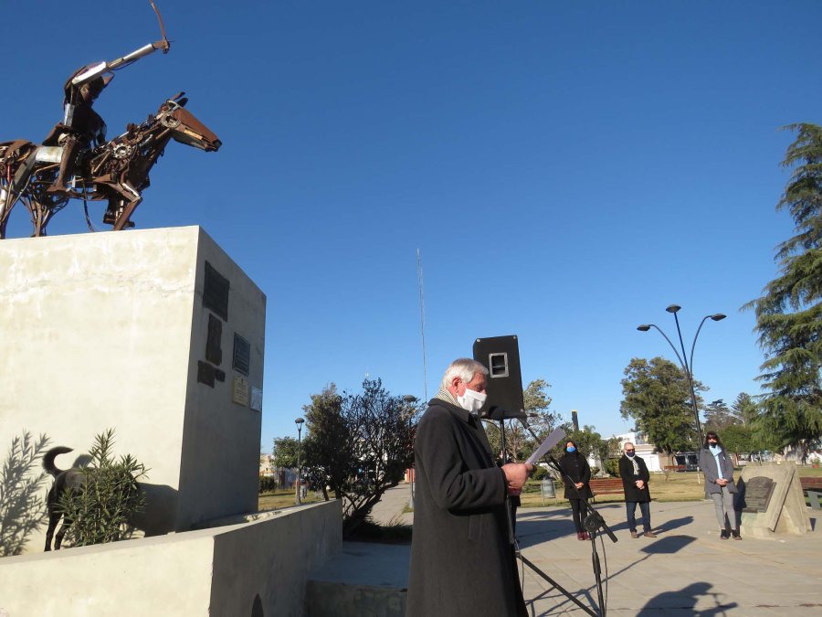 FOTO PRENSA MUNICIPALIDAD// ACTO// Un momento de la ceremonia concretada ayer.