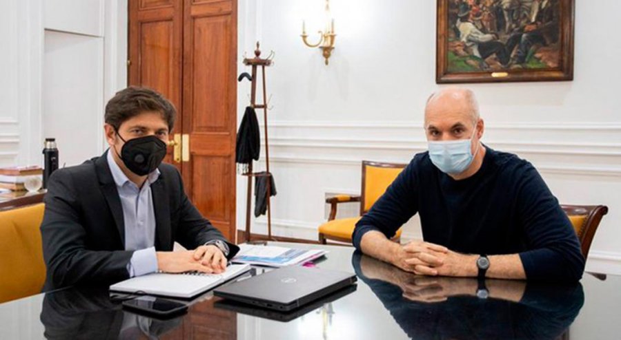 FOTO ARCHIVO FUNCIONARIOS. Kicillof y Larreta se reunir&aacute;n hoy en Buenos Aires.