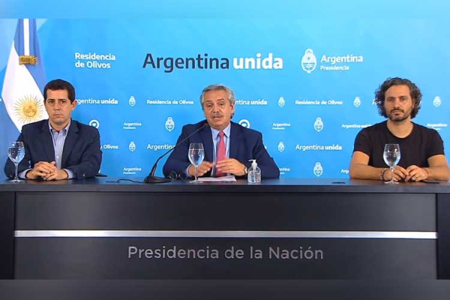 FOTO INTERNET 60 MEDIDAS. De Pedro, Fern&aacute;ndez y Cafiero trabajan en ambicioso plan.