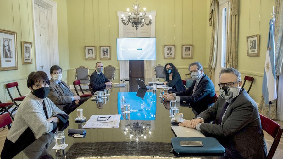 FOTO ARCHIVO TELAM GABINETE ECONOMICO. Su funcionamiento positivo inspir&oacute; la formaci&oacute;n de espacios interministeriales similares.