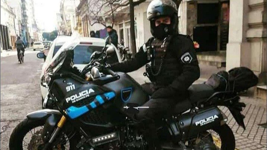 FOTO ROSARIO 3 MURIO POLICIA AL IMPACTAR COLECTIVO. Sebasti&aacute;n Calcagno estaba en la Brigada Motorizada desde septiembre del a&ntilde;o pasado.