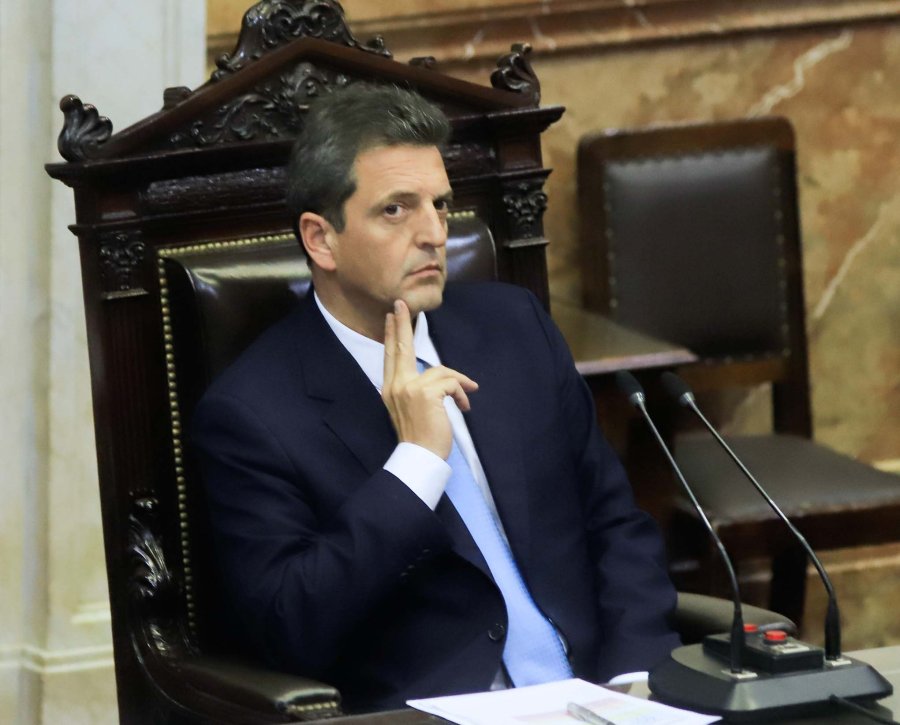 SERGIO MASSA// El presidente de la C&aacute;mara de Diputados.