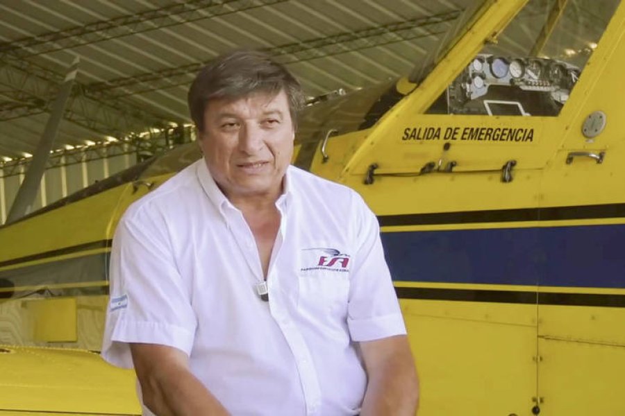 FOTO ARCHIVO MAURICIO FARGIONI. Un referente en el pa&iacute;s de la Aviaci&oacute;n Agr&iacute;cola.
