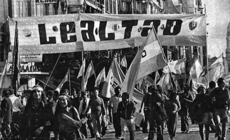 FOTO ARCHIVO DIA DE LA LEALTAD. El pueblo obrero march&oacute; el 17 de octubre de 1945.