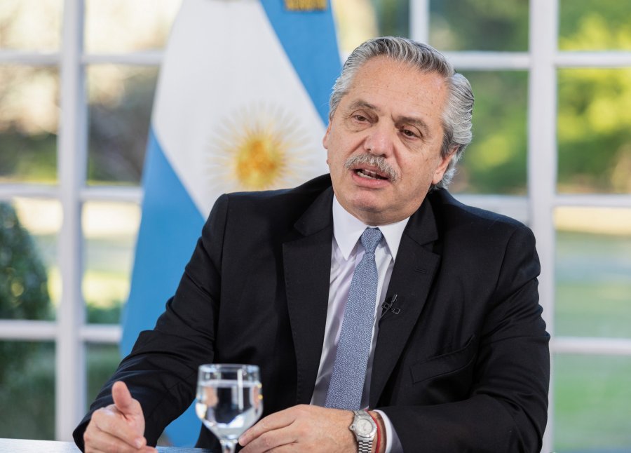 FOTO ARCHIVO PRESIDENTE. Fern&aacute;ndez destac&oacute; las inversiones en obra p&uacute;blica.