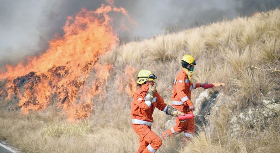 FOTO ARCHIVO INCENDIOS. C&oacute;rdoba es la provincia m&aacute;s afectada por el fuego.
