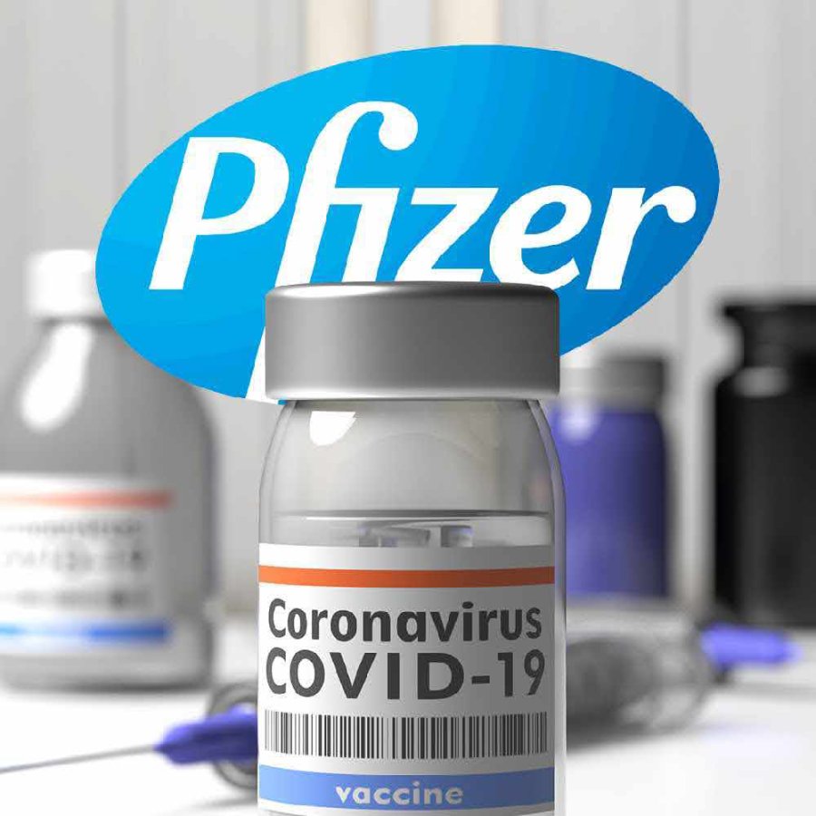 FOTO AFP VACUNA. Del laboratorio estadounidense Pfizer.