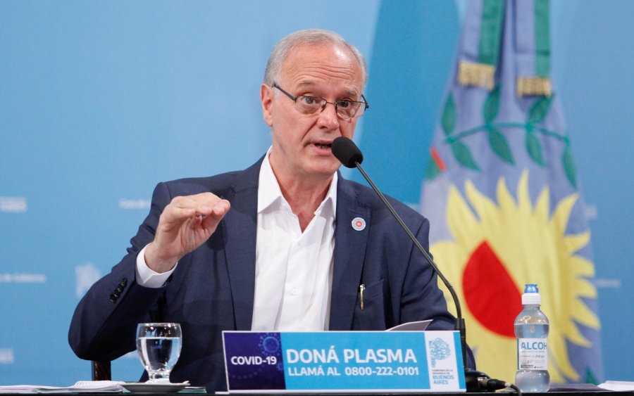 FOTO NA DANIEL GOLLAN. Ministro de Salud bonaerense.