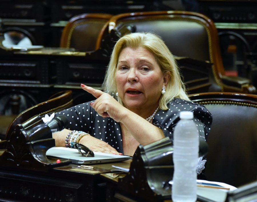 FOTO ARCHIVO ELISA CARRIO. Se&ntilde;al&oacute; que "hay lugares de los que no se vuelve".