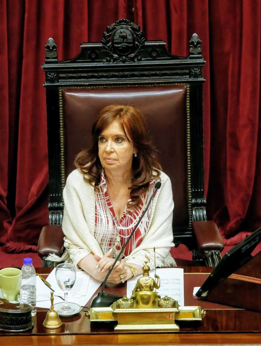 FOTO ARCHIVO CRISTINA FERNANDEZ. Presidenta del Senado.