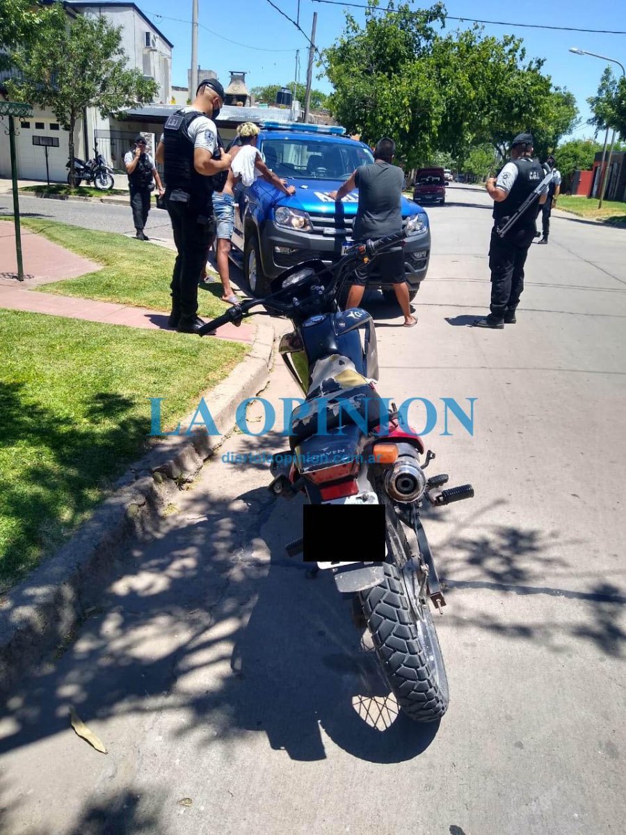 DETENCIONES. Esta tarde, en un sector de la ciudad.
