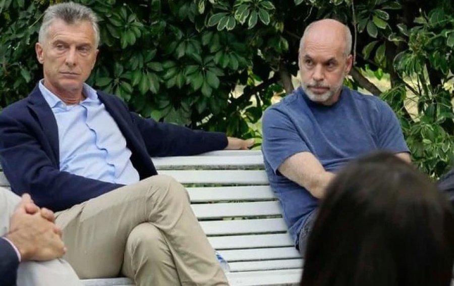 FOTO PRENSA CAMBIEMOS MACRI. Durante la &uacute;ltima reuni&oacute;n del PRO, con Horacio Rodr&iacute;guez Larreta.