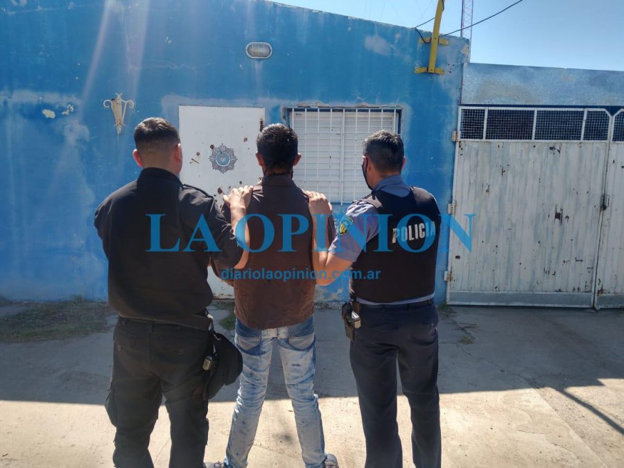 ARRESTADO.  Tras un robo a la empresa Telecom.