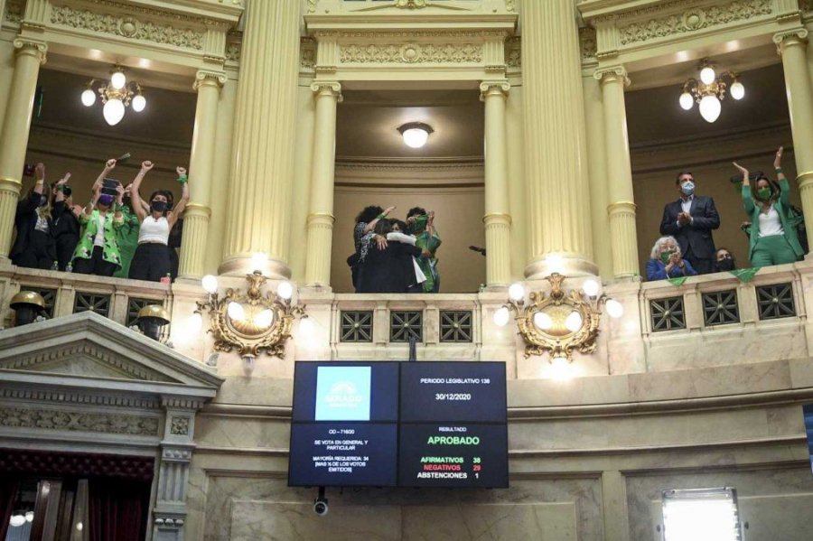 FOTO NA ES LEY. Entrar&aacute; en vigencia en la Argentina la despenalizaci&oacute;n y legalizaci&oacute;n de la interrupci&oacute;n voluntaria del embarazo.