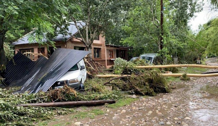 FOTO FACEBOOK VALLE DE PUNILLA. Se vio afectado por la lluvia y la crecida de los r&iacute;os.