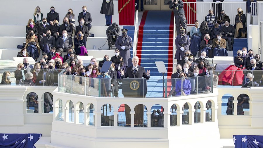 FOTO TELAM JOE BIDEN. Es el 46° presidente estadounidense. FOTO TELAM LADY GAGA. Cantó en la apertura de la ceremonia.