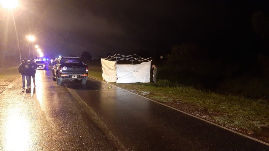 FOTO JPSF TRAGEDIA. El ciclista de 46 a&ntilde;os fue arrollado por una camioneta de gran porte.