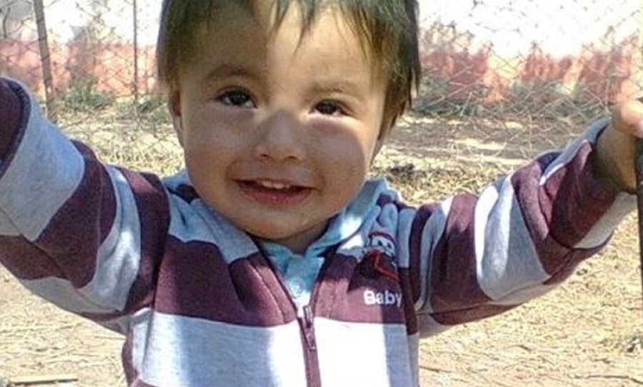 FOTO ARCHIVO MAXIMILIANO SOSA. El nene desaparecido en Ceres en 2015, a los tres a&ntilde;os de edad.