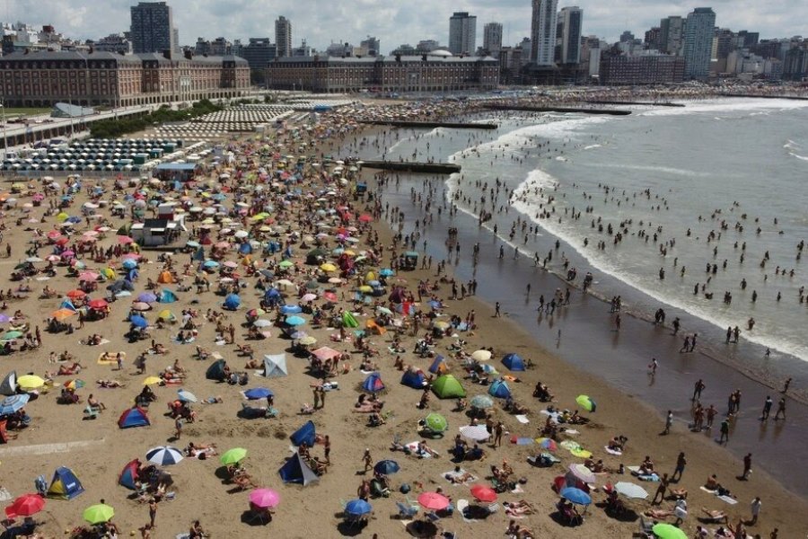 FOTO ARCHIVO MAR DEL PLATA. La ciudad report&oacute; el mayor crecimiento de turistas.