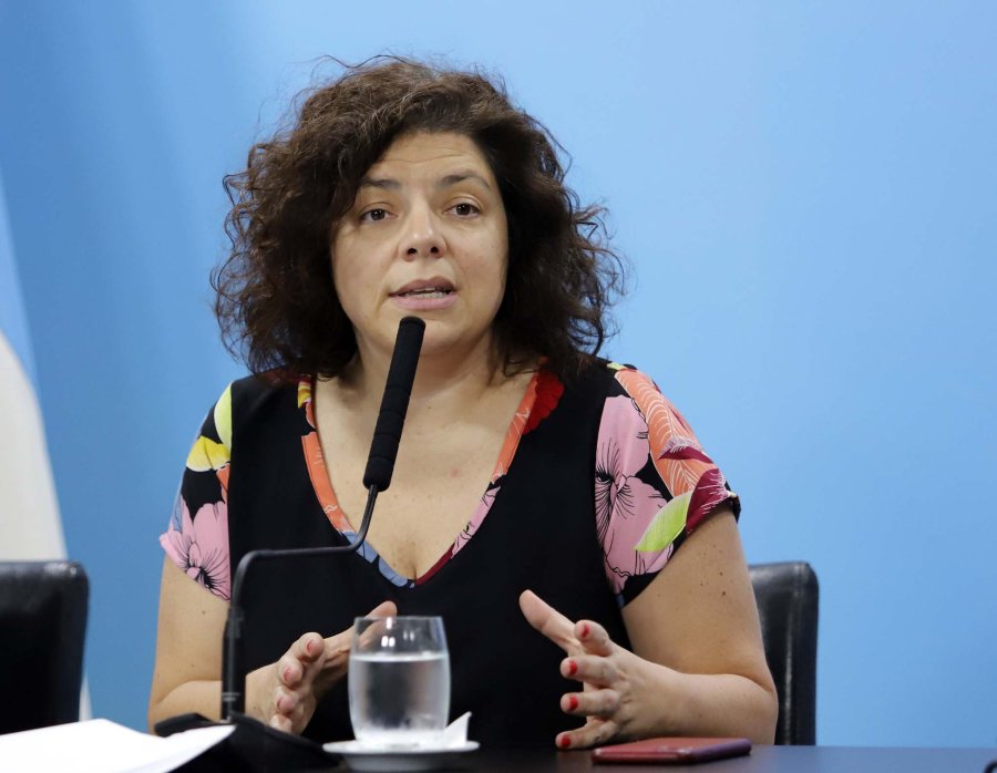 FOTO NA CARLA VIZZOTTI. Designada como titular del Ministerio de Salud.