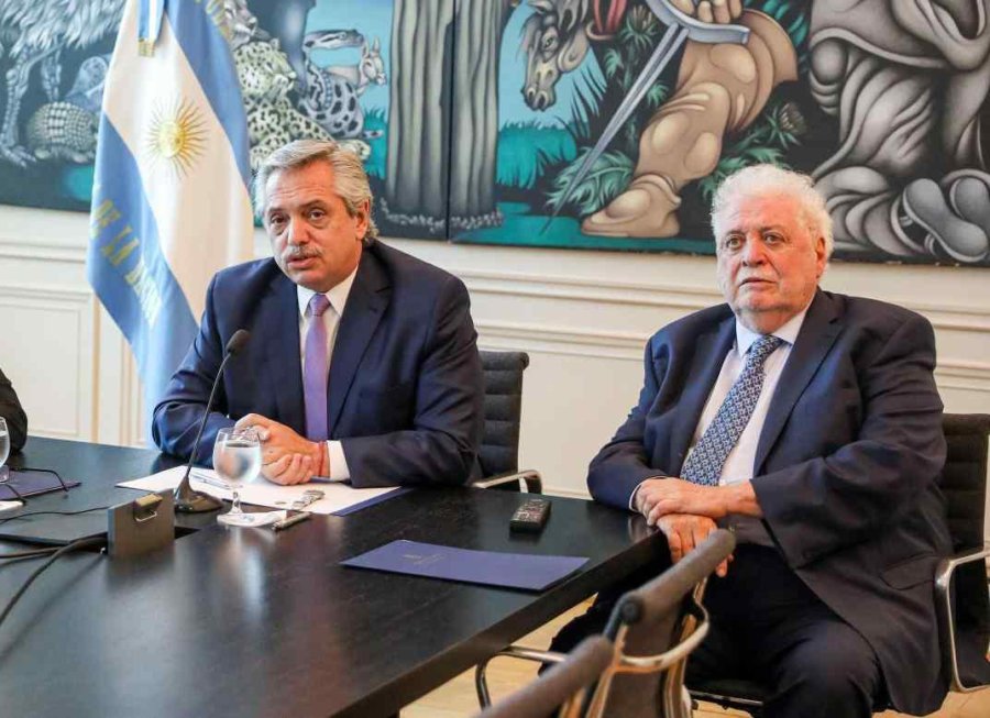 FOTO ARCHIVO OTROS TIEMPOS. Alberto Fern&aacute;ndez y el ex ministro Gonz&aacute;lez Garc&iacute;a.