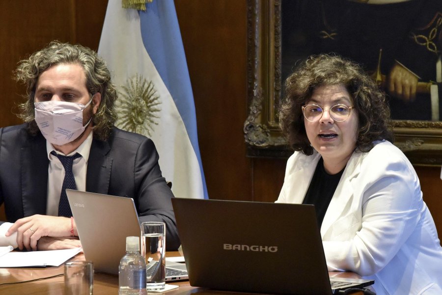 FOTO NA PLANIFICACION. Cafiero y Vizzotti durante la reuni&oacute;n del Cofesa.