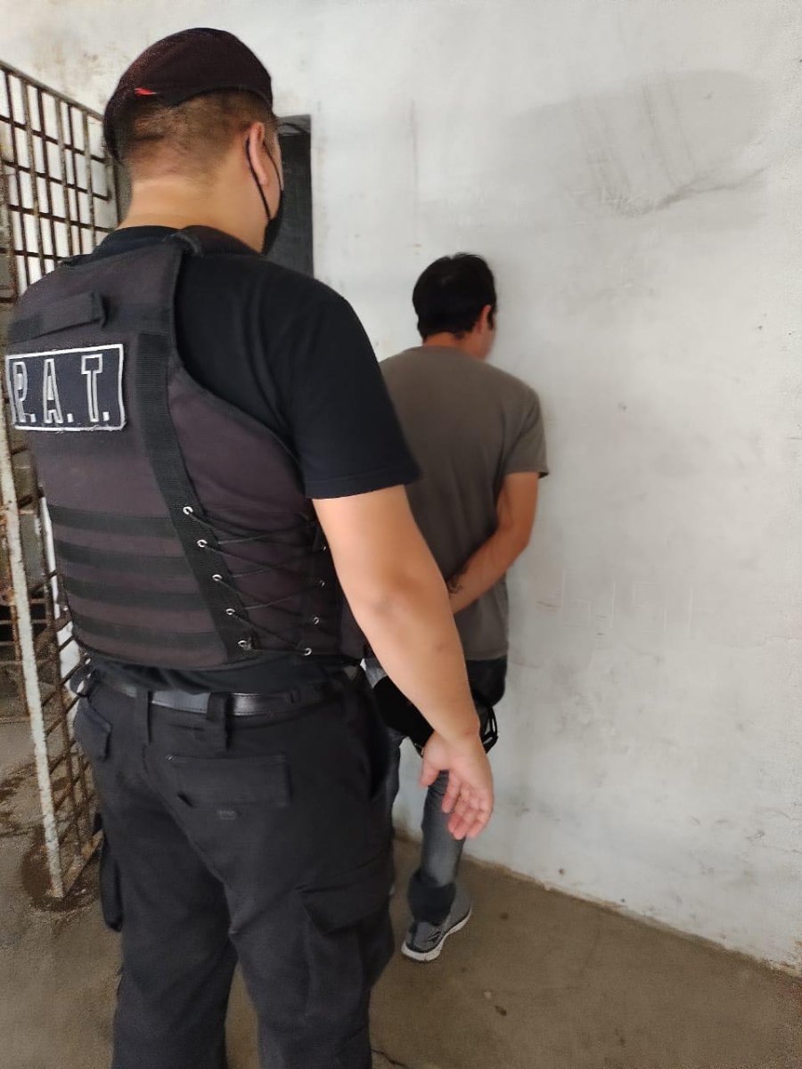FOTO JPSF ARRESTADO. La acci&oacute;n fue ejecutada por Polic&iacute;a de Acci&oacute;n T&aacute;ctica.