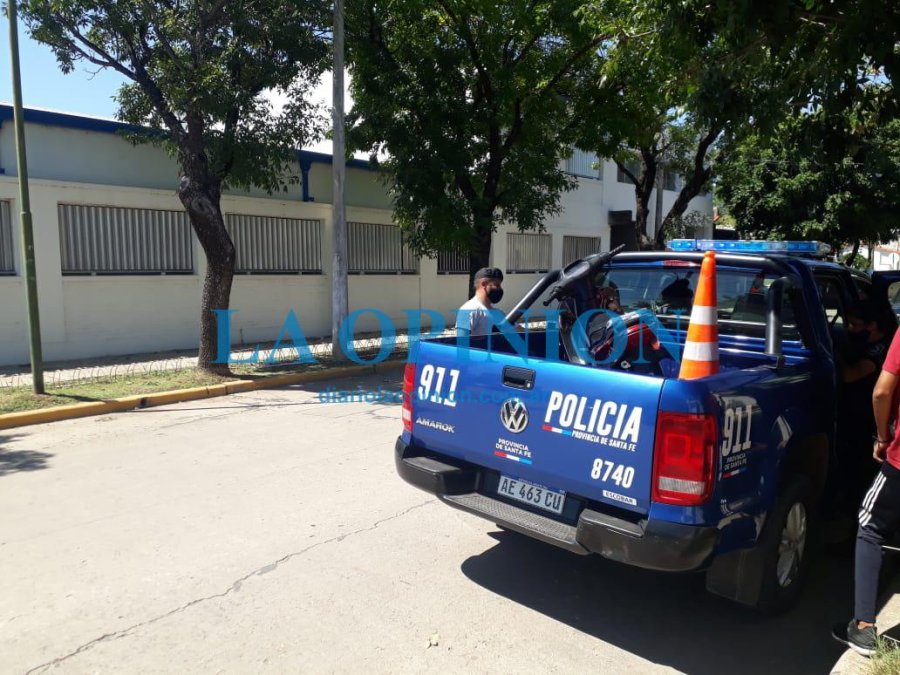 SECUESTRADA. La motocicleta robada en 2017.