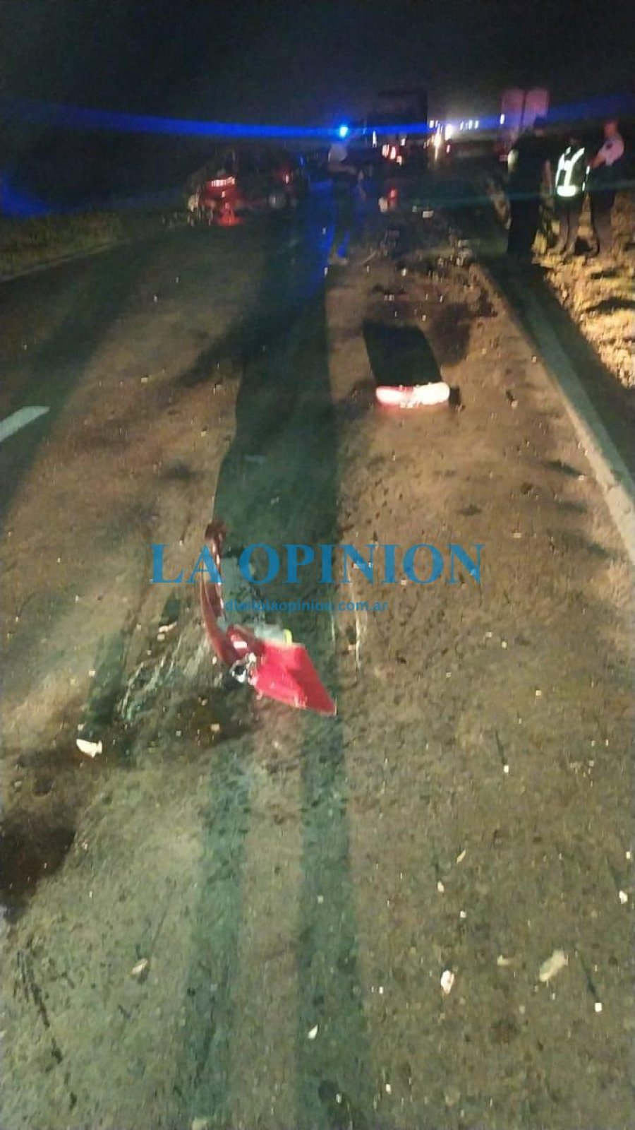 ESCENARIO. Parte de lo observado en el lugar del tr&aacute;gico accidente de tr&aacute;nsito.