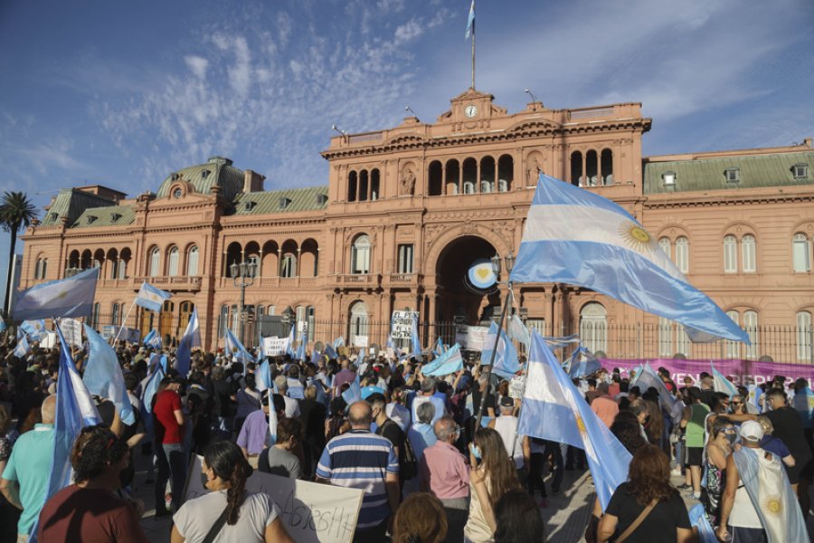 FOTO NA MARCHA MASIVA. La Ciudad de Buenos Aires fue el epicentro del descontento opositor.