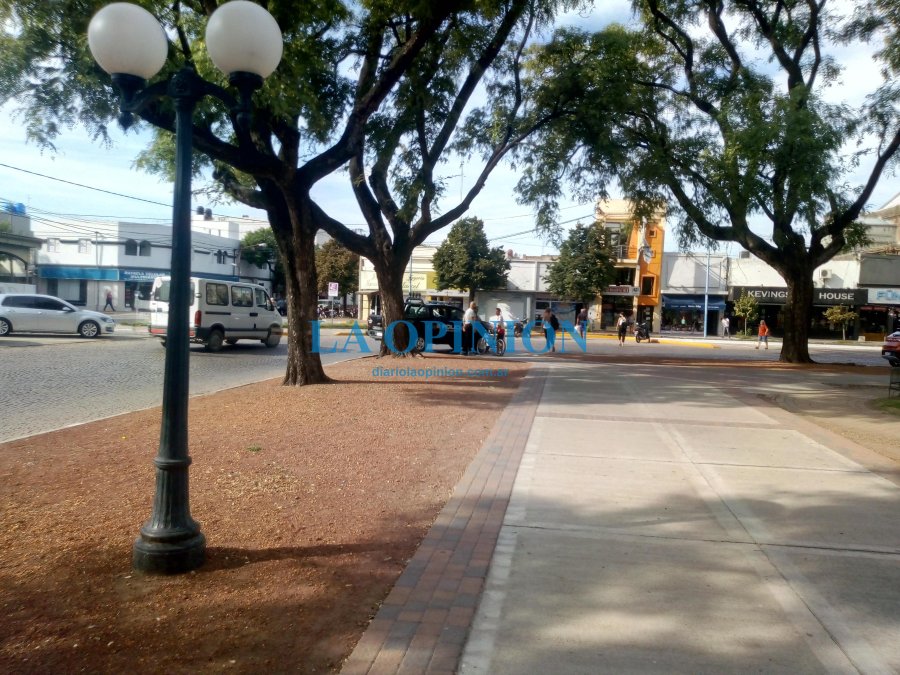 ESCENARIO.  Esta ma&ntilde;ana, en la plaza 25 de Mayo.
