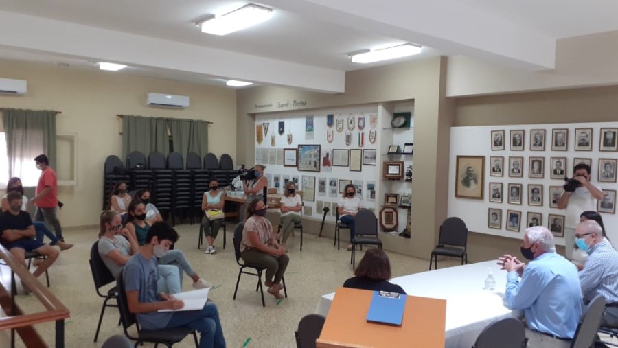 FOTO PRENSA MUNICIPALIDAD// REUNI&Oacute;N// Vista del encuentro del pasado lunes.