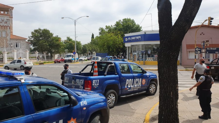 FOTO LA OPINION LUGAR DEL INCIDENTE.  En la ma&ntilde;ana de ayer, en nuestra ciudad.
