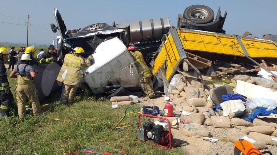 IMAGEN INTERNET. ESCENARIO.  Lo observado tras el tr&aacute;gico accidente en la ruta 10.